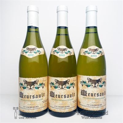 MEURSAULT 2002 - Coche Dury - 3 Bottles