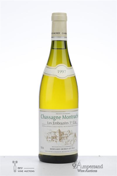 CHASSAGNE MONTRACHET BLANC LES EMBRAZEES 1997 - Bernard Morey - 1 Bottle