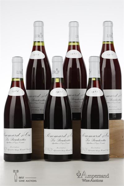 POMMARD BOUCHEROTTES 1984 - Maison Leroy - 6 Bottles - Oc 12