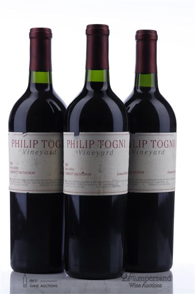 TOGNI CABERNET SAUVIGNON 1991 - Philippe Togni - 3 Bottles