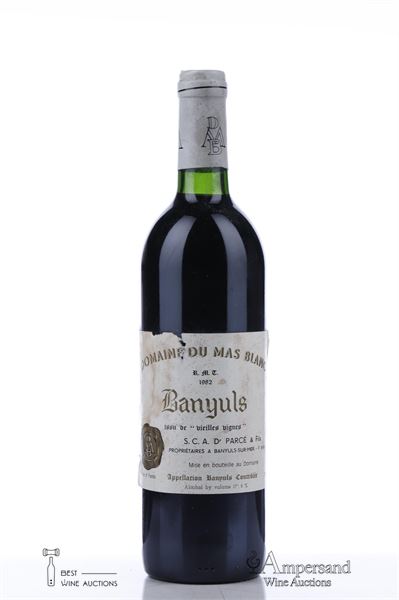 BANYULS VIEILLES VIGNES 1982 - Domaine du Mas Blanc - 1 Bottle