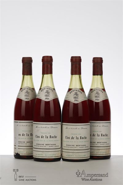 CLOS DE LA ROCHE 1964 - Bertagna - 4 Bottles