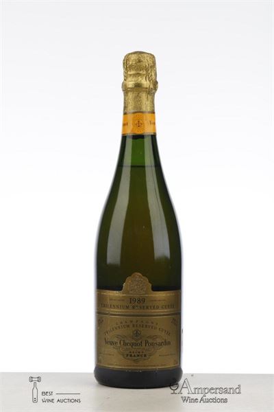 VEUVE CLICQUOT TRILENNIUM RESERVED CUVEE 1989 - Veuve Clicquot - 1 Bottle