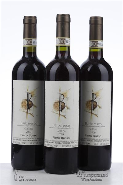 BARBARESCO GALLINA 2009 - Piero Busso - 3 Bottles