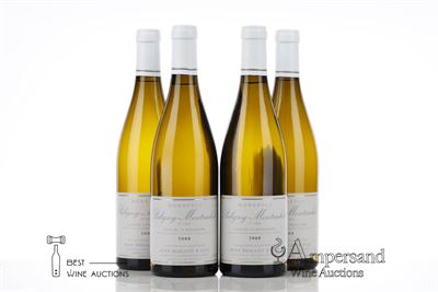 PULIGNY MONTRACHET CLOS DE LA MOUCHERE 2000 - Jean Boillot - 4 Bottles