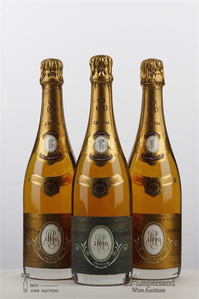 CRISTAL ROEDERER 1990 - Louis Roederer - 3 Bottles