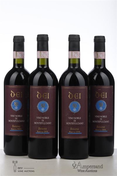 VINO NOBILE DI MONTEPULCIANO RISERVA BOSSONA 2004 - Cantina Dei - 4 Bottles