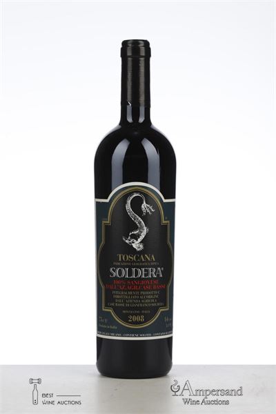 100% SANGIOVESE CASE BASSE 2008 - Soldera - 1 Bottle