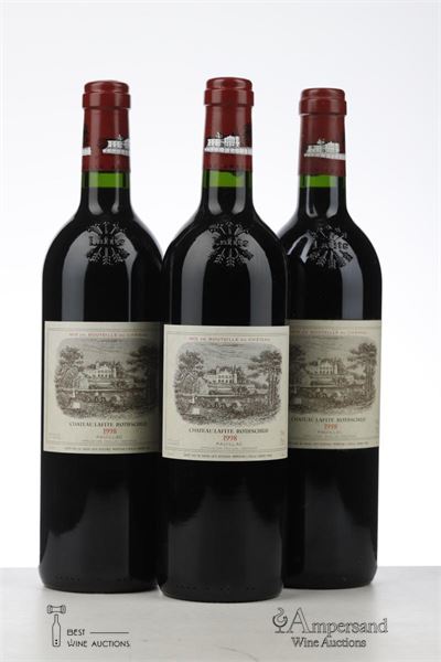 LAFITE ROTHSCHILD 1998 - Mc - 3 Bottles
