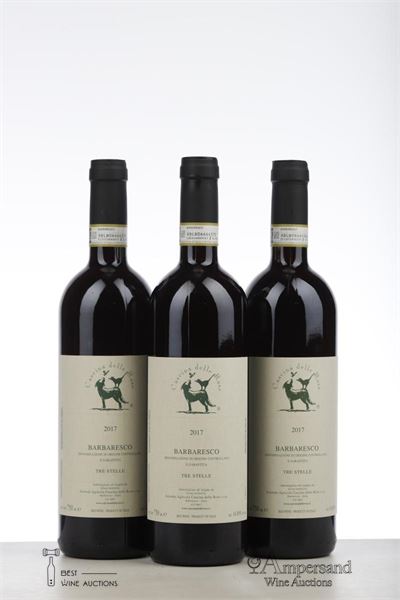 BARBARESCO TRE STELLE 2017 - Cascina della Rose - 3 Bottles
