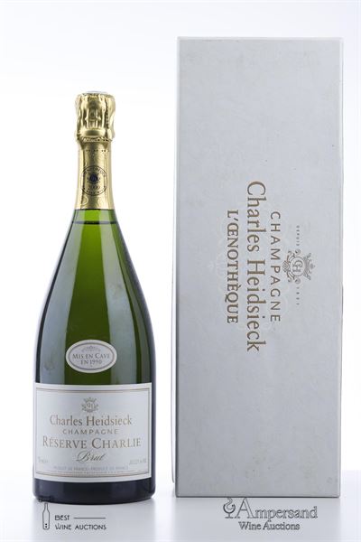 CHARLES HEIDSIECK BRUT RESERVE CHARLIE MISE EN CAVE 1990 1990 - Charles Heidsieck - 1 Bottle - Oc 1