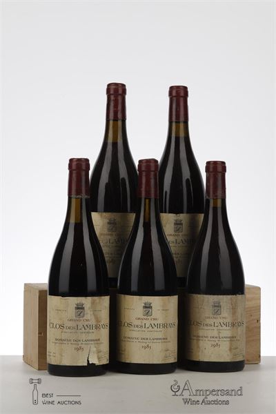 CLOS DES LAMBRAYS 1985 - Domaine des Lambrays - 5 Bottles