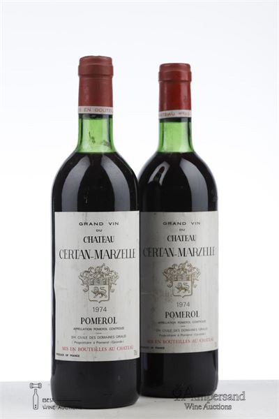 CERTAN MARZELLE 1974 - Mc - 2 Bottles