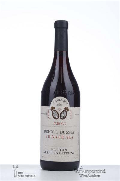 BAROLO BRICCO BUSSIA VIGNA CICALA 1988 - Aldo Conterno - 1 Magnum