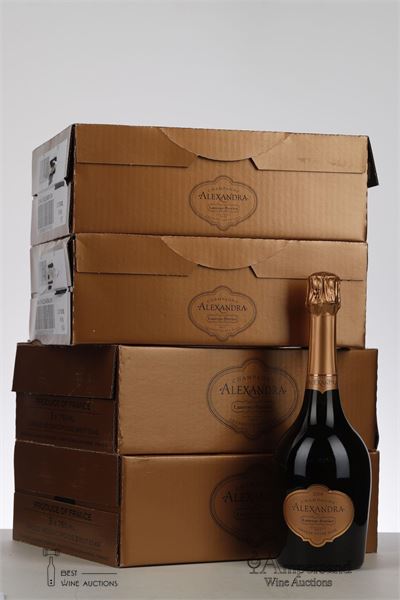 LAURENT PERRIER GRANDE CUVEE ALEXANDRA ROSE 2004 - Laurent Perrier - 12 Bottles - Oc 3