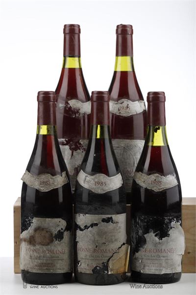 VOSNE ROMANEE LES CHAUMES 1985 - Jean Faurois - Meo Camuzet - 5 Bottles