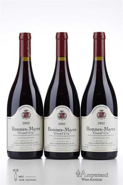BONNES MARES 2002 - Robert Groffier - 3 Bottles