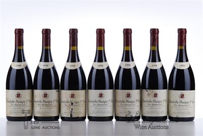 CHAMBOLLE MUSIGNY LES AMOUREUSES 1998 - Robert Groffier - 7 Bottles