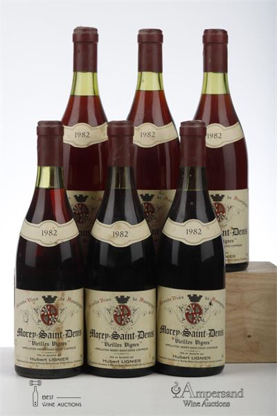 MOREY ST DENIS VIEILLES VIGNES 1982 - Hubert Lignier - 6 Bottles