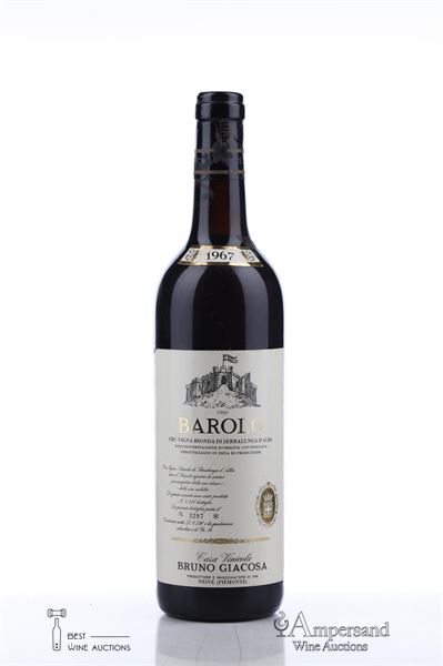 BAROLO VIGNA RIONDA 1967 - Bruno Giacosa  - 1 Bottle