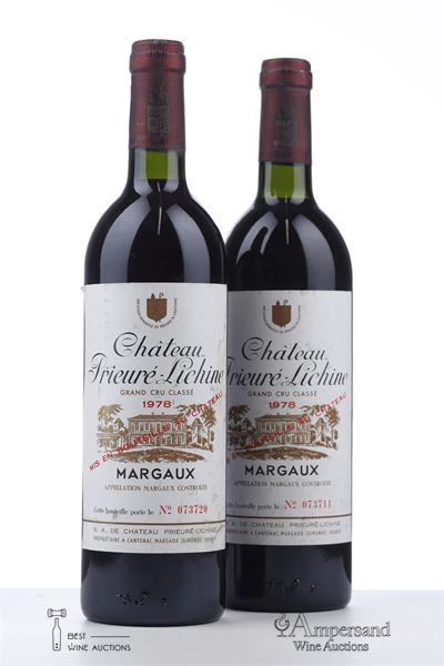 PRIEURE LICHINE 1978 - Mc - 2 Bottles