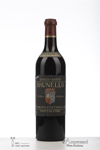 BRUNELLO DI MONTALCINO RISERVA IL GREPPO 1955 - Biondi Santi - 1 Bottle