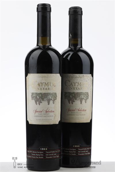 CAYMUS CABERNET SAUVIGNON SPECIAL SELECTION 1992 - Caymus Vineyards - 2 Bottles
