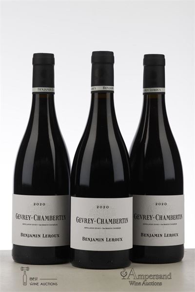 GEVREY CHAMBERTIN 2020 - Benjamin Leroux - 3 Bottles
