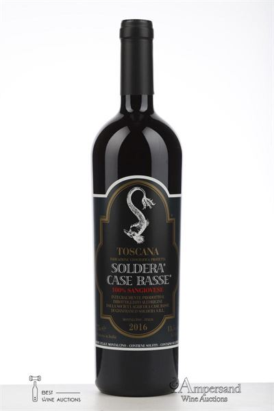 100% SANGIOVESE CASE BASSE 2016 - Soldera - 1 Bottle