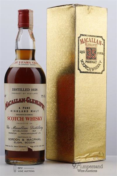 MACALLAN GLENLIVET 35 Y 1938 - Macallan - Pinerolo Import - 1 Bottle - Oc 1