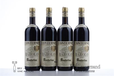 BAROLO MONFORTINO RISERVA 1990 - Giacomo Conterno - 4 Bottles
