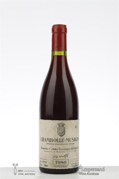 CHAMBOLLE MUSIGNY 1986 - Comte de Vogue - 1 Bottle