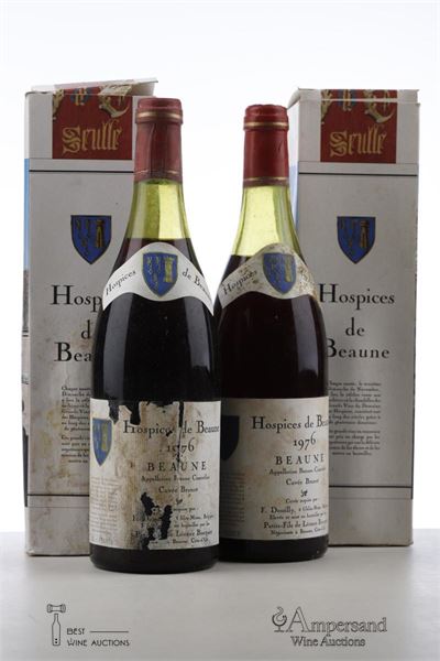 HOSPICES DE BEAUNE BEAUNE CUVEE BRUNET 1976 - P F Leonce Bocquet - 2 Bottles - Oc 1
