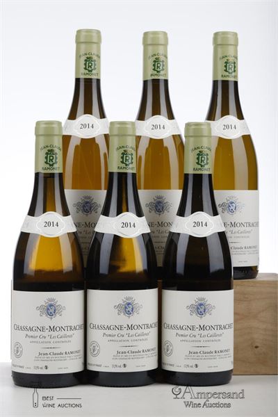 CHASSAGNE MONTRACHET BLANC LES CAILLERETS 2014 - Ramonet - 6 Bottles