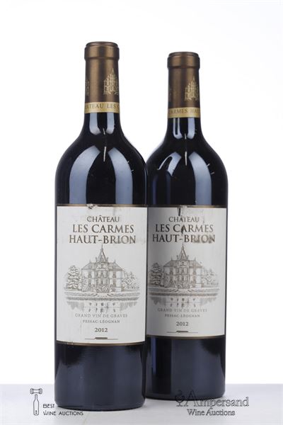 LES CARMES HAUT BRION 2012 - Mc - 2 Bottles