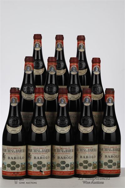 BAROLO 1961 - Marchesi di Barolo - 12 Bottles