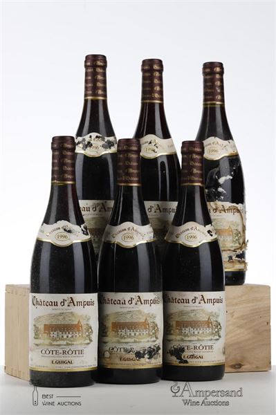 COTE ROTIE CHATEAU D'AMPUIS 1996 - Guigal - 6 Bottles