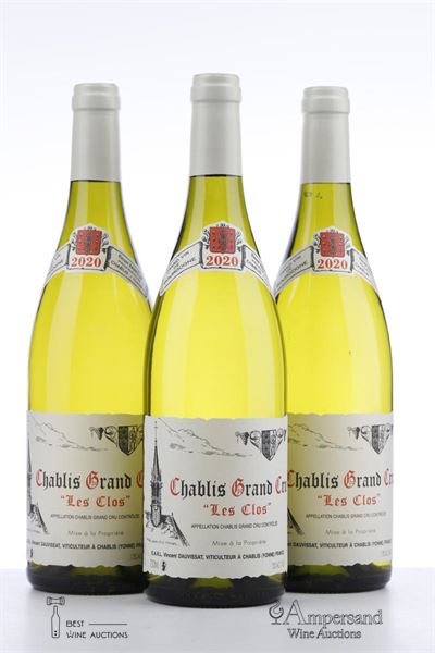 CHABLIS LES CLOS 2020 - Dauvissat - 3 Bottles