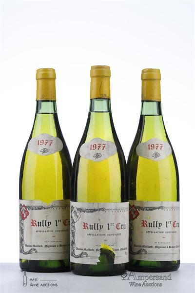 RULLY 1ER CRU 1977 - Duclos Maillard - 3 Bottles