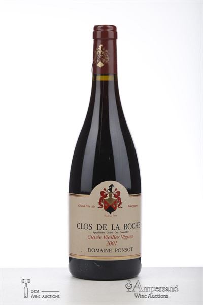 CLOS DE LA ROCHE VIEILLES VIGNES 2001 - Ponsot - 1 Bottle