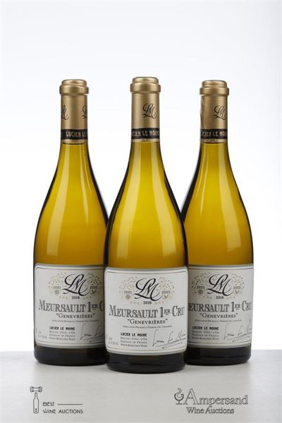 MEURSAULT LES GENEVRIERES 2018 - Lucien Le Moine - 3 Bottles