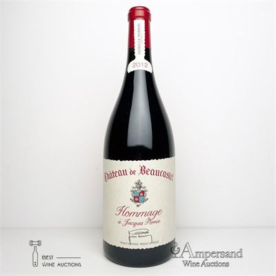CHATEAUNEUF DU PAPE BEAUCASTEL HOMMAGE A JACQUES PERRIN 2012 - Chateau de Beaucastel - 1 Magnum