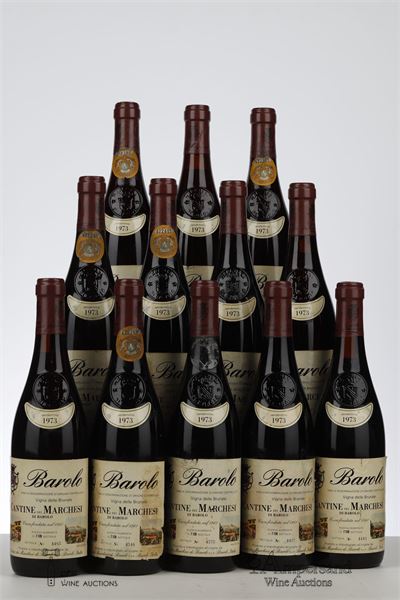BAROLO VIGNA DELLE BRUNATE 1973 - Marchesi di Barolo - 12 Bottles