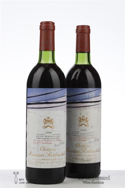 MOUTON ROTHSCHILD 1980 - Mc - 2 Bottles