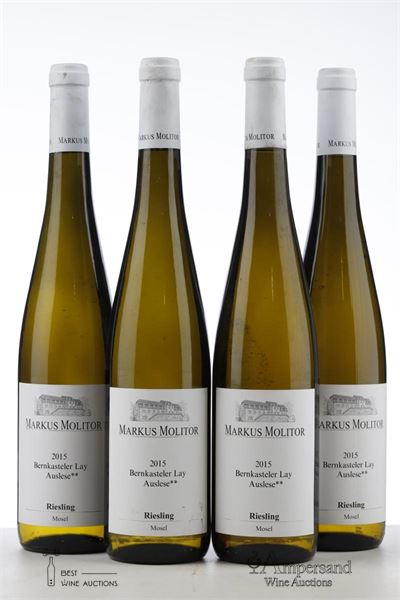 RIESLING BERNKASTELER LAY AUSLESE** 2015 - Markus Molitor - 4 Bottles
