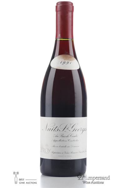 NUITS ST GEORGES AU BAS DE COMBE 1991 - Leroy - 1 Bottle