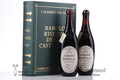 BAROLO RISERVA DELLA CASTELLANA 1951 - Marchesi di Barolo - 2 Bottles - Oc  2