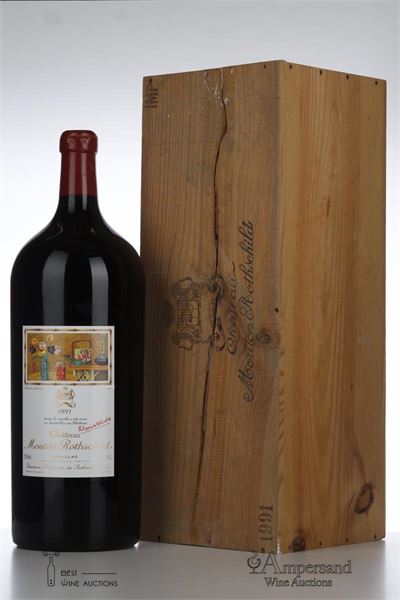 MOUTON ROTHSCHILD 1991 - 6 Liter Bottle in Owc 6