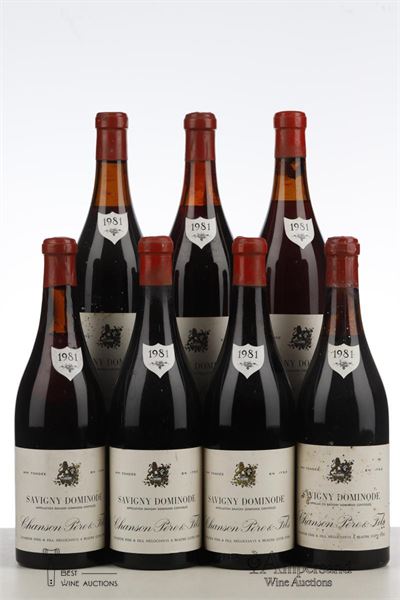 SAVIGNY LES BEAUNE LA DOMINODE 1981 - Chanson - Mb - 7 Bottles