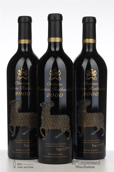 MOUTON ROTHSCHILD 2000 - Mc - 3 Bottles